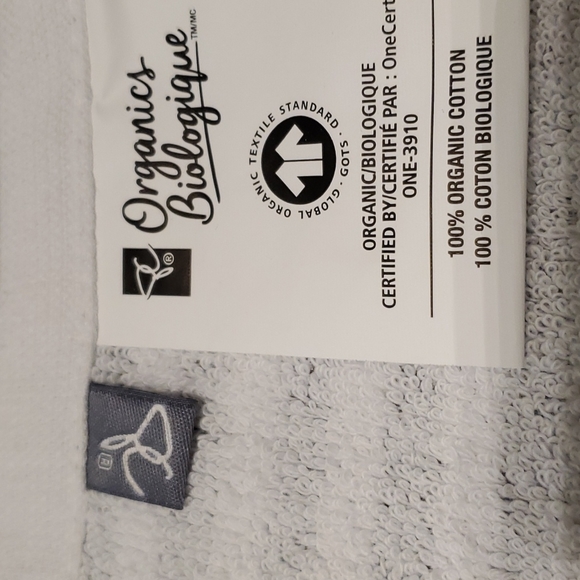 2 Organic cotton hand towels - Picture 5 of 6